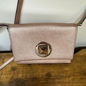 Kate Spade‎ Sally Newbury Lane Crossbody small Leather Bag Rose Gold